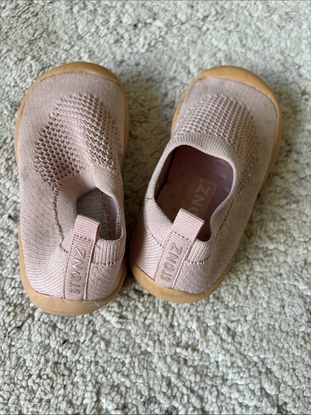 Stonz Roamers Knit Water Shoes Slip-Resistant in Blush Pink Kids Size 8T